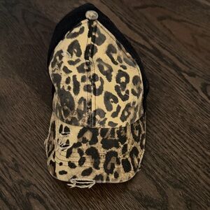 C.C Leopard Print Baseball Cap
